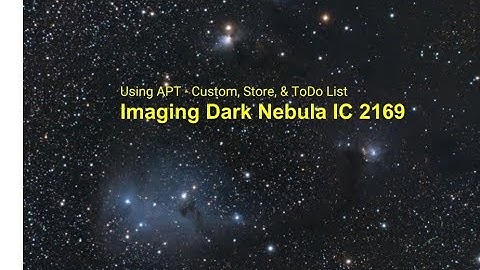 Using APT - Custom, Store, & ToDo List with IC 2169