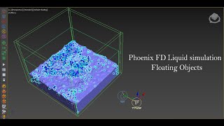 Phoenix FD Liquid simulation - Floating Objects