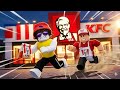 ESCAPING FROM KFC RUN IN ROBLOX 