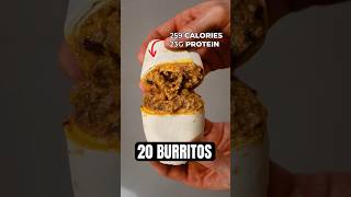 259 calorie burrito meal prep