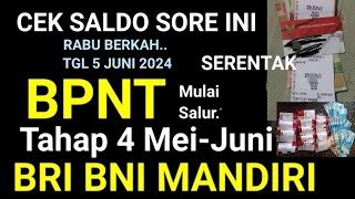 Yess CAIR_ Cek Saldo Bpnt Tahap 4 Sore Ini Saldo Terisi 400Rb Daerah Ini Boleh Cek