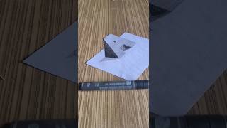 how to draw 3D trick A letter ll easy 3d drawing #3d #3ddrawing #3dart #3dletters #shorts