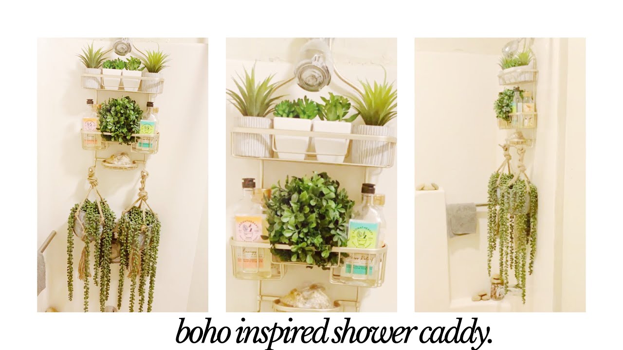 WHAT'S IN MY BOHO INSPIRED SHOWER CADDY! | @MEEKFRO - YouTube