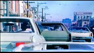 Driving up Victoria St Richmond to Victoria Pde 1974.