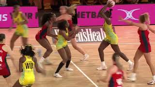 Vitality Netball Horizon Series Game One Highlights Vitality Roses 80-37 Jamaican Sunshine Girls