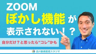 ZOOM ぼかし機能が表示されないのはなぜ？対処法とアプリダウンロード方法【ブラウザ版はできません】 セミナー・研修・講演・e-ラーニング