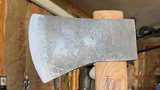 1950’s German axe head restoration. Helko Werks - hand forged axe brought back to life.