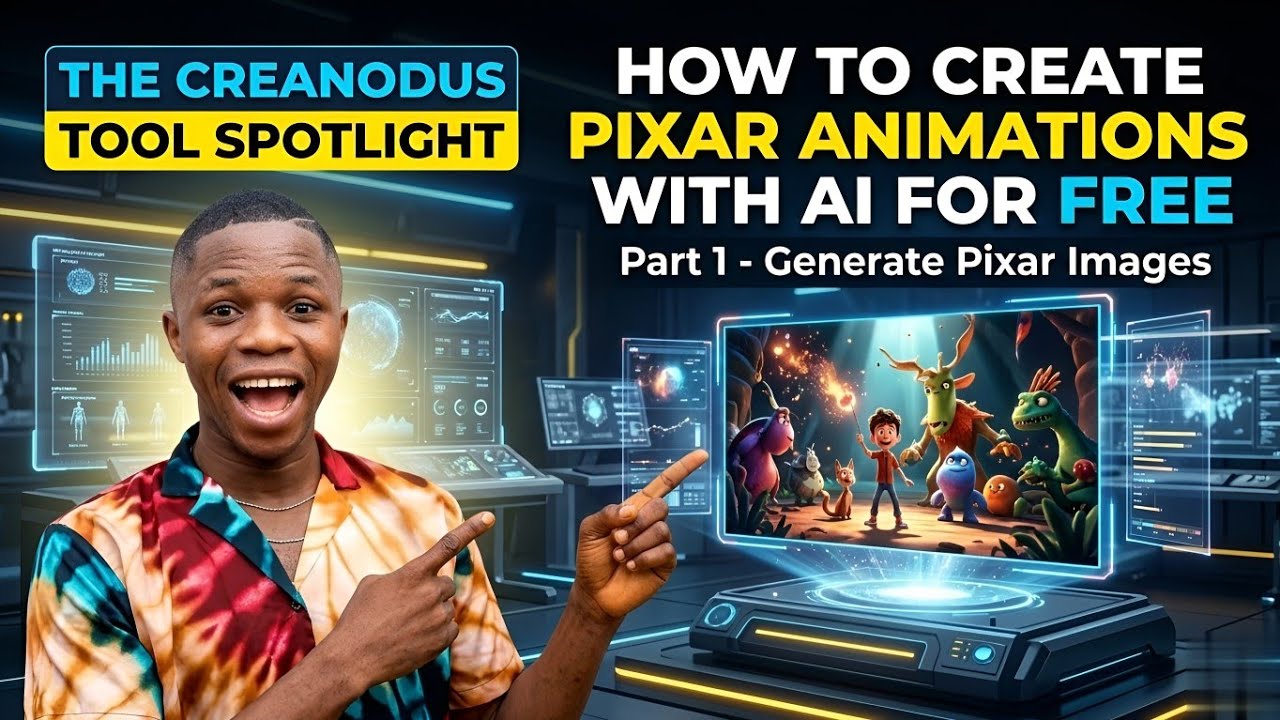 How to Create Pixar Animations with AI for Free (Part 1: Generating the ...