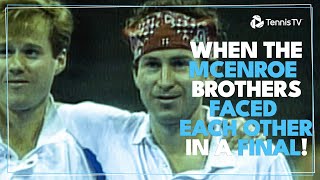 When The McEnroe Brothers Faced Each Other In The Chicago 1991 Final...