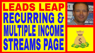 Leads Leap Review - DFY Growing Recurring Income & Multiple Income Stream Page. #affiliatemarketing