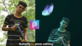 Butterfly ?? Photo editing tutorial || Picsart New trend Photo editing tutorial || Tech RTR