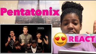 Pentatonix Evolution of music REACTION