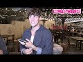 Noah Beck Shows Off His Custom 'Daddy Beck' Jewelry While Making TikTok's With Fans At Saddle Ranch