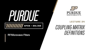 RF/Microwave Filters | Lecture 24 - Basic Synthesis Examples