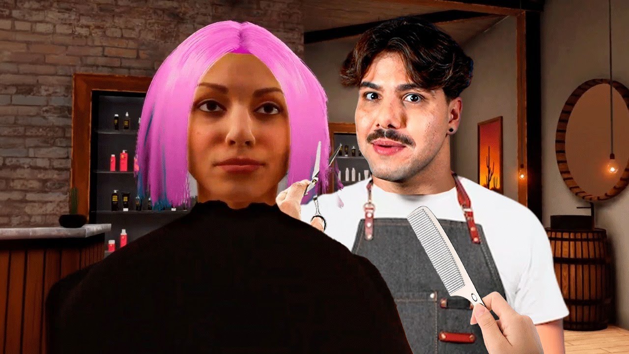 Agora montei meu próprio salão de beleza nesse simulador de cabeleireiro