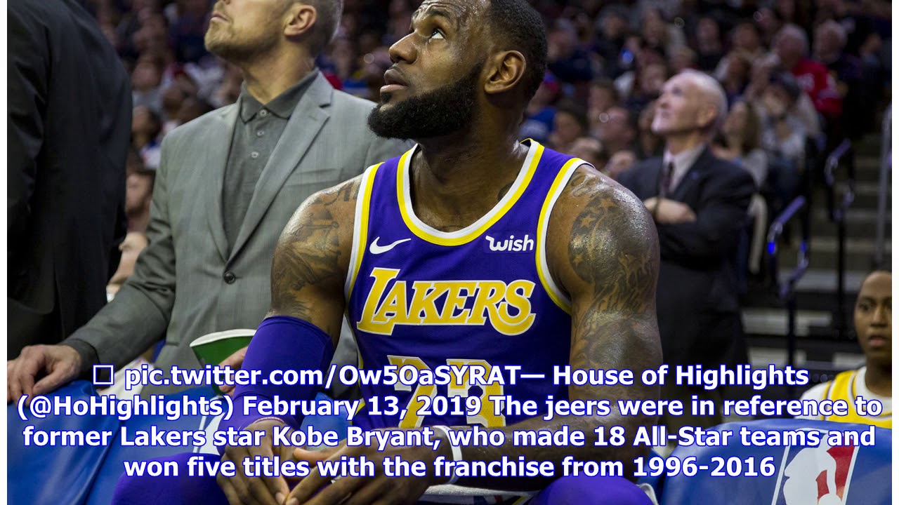 Hawks fans chant 'Kobe's better' at Lakers star LeBron ...