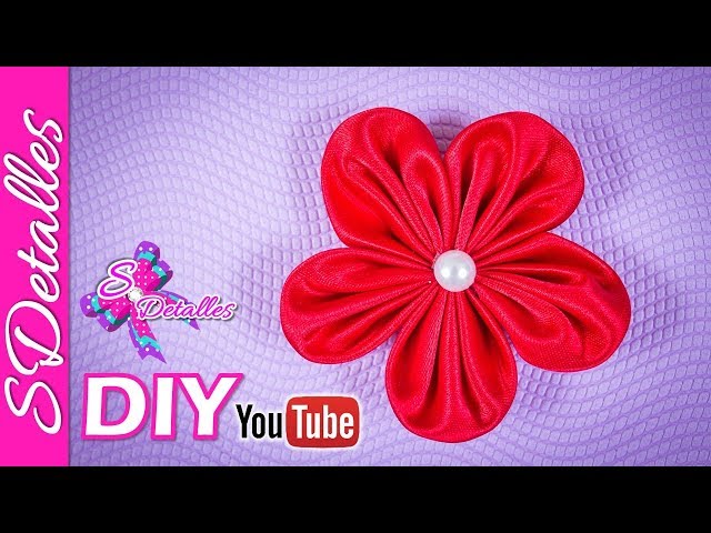 🎉🎉✿Rosa Eterna de Cinta Satinada✿😉✿ Creaciones Samadith/DIY ✿🎉🎉 