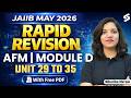 JAIIB AFM Revision 2026 | JAIIB AFM Unit 29 to 35 Preparation 2026 | JAIIB AFM by Niharika Mam