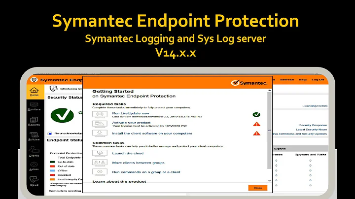 External Logging settings and log event for Endpoint Protection Manager