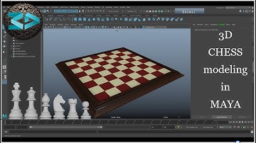 3D Chess modeling Part 2 of 2 | Autodesk Maya | Modeling a chess set