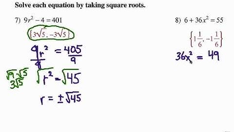 How to Solve Quadratic Equations: Self Quiz 2