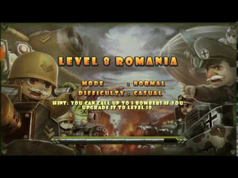 Little Commander World War 2 - level 8 Romania & level 9