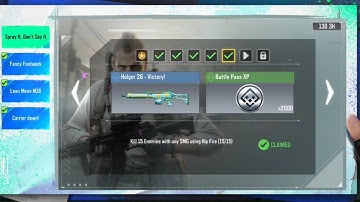 CODM | Kill 15 Enemies with any SMG using hip fire 🔥