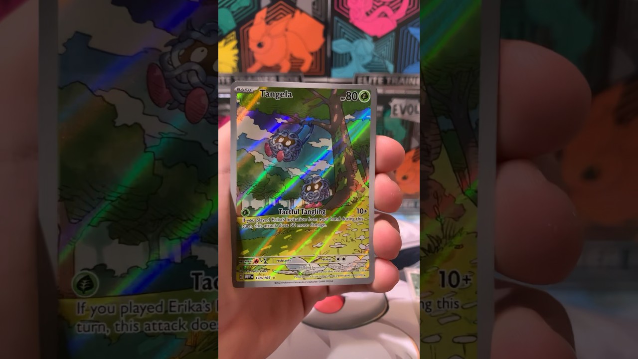 HUGE 151 Tangela HIT! 151 Pokemon Pack 