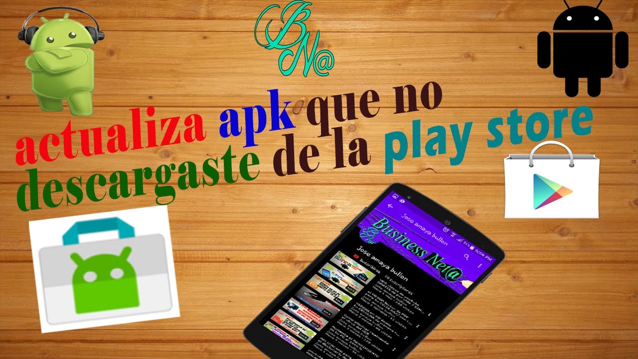 ACTUALIZA app que NO DESCARGASTE de la PLAY STORE // APKTRACK PRO - YouTube
