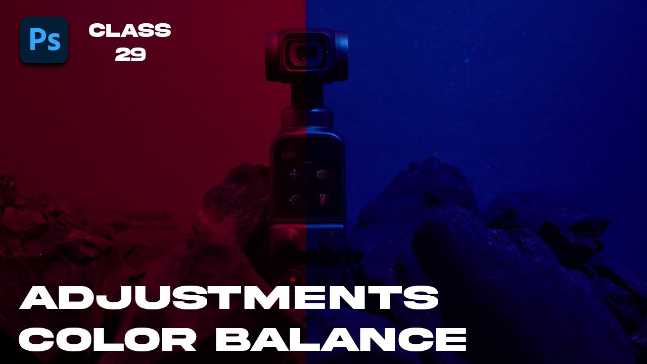 Adjustments - Color Balance in Adobe Photoshop Class : 29 | how to ...