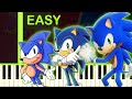 🎶 All Sonic Cartoon Theme Songs on Piano – Easy Tutorials for Fans
