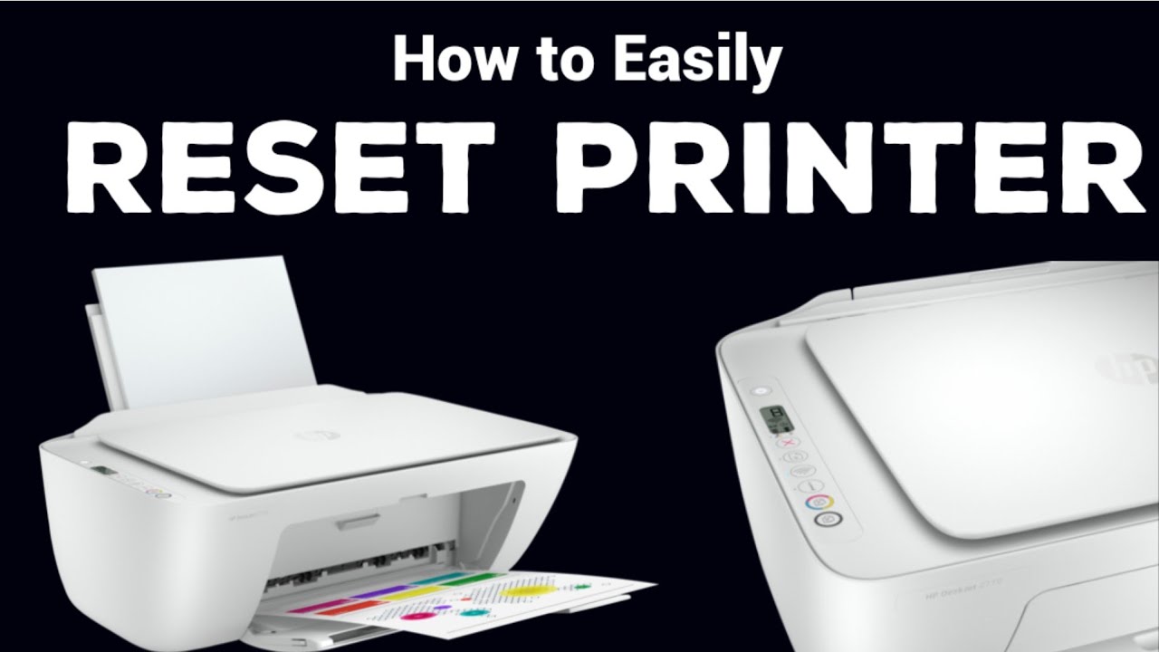 How to Reset easily HP Deskjet Printer (20 series models)