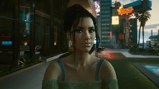 Cyberpunk 2077  ENDING  Panam Romance, Panam in the Shower, V Becomes the Night City Legend