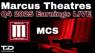 $MCS Marcus Theatres Q4 2025 Earnings Call 🔴LIVE Thurs Feb 26, 10AM CST 11AM EST