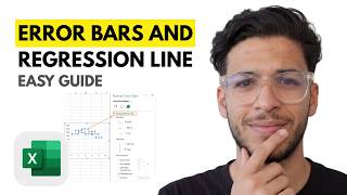 How to Add Error Bars and a Regression Line in Excel [2026 Full Guide]