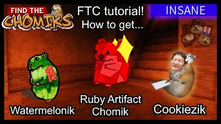 How to get Cookiezik, Watermelon Chomik, and Ruby Artifact Chomik! [FTC]