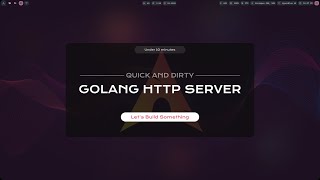 Quick & Dirty GoLang HTTP Server (under 10 minutes) | Let's Build Something | TheLameDev