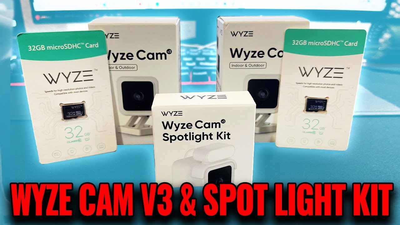 WYZE CAM V3 With The Spot Light Kit YouTube