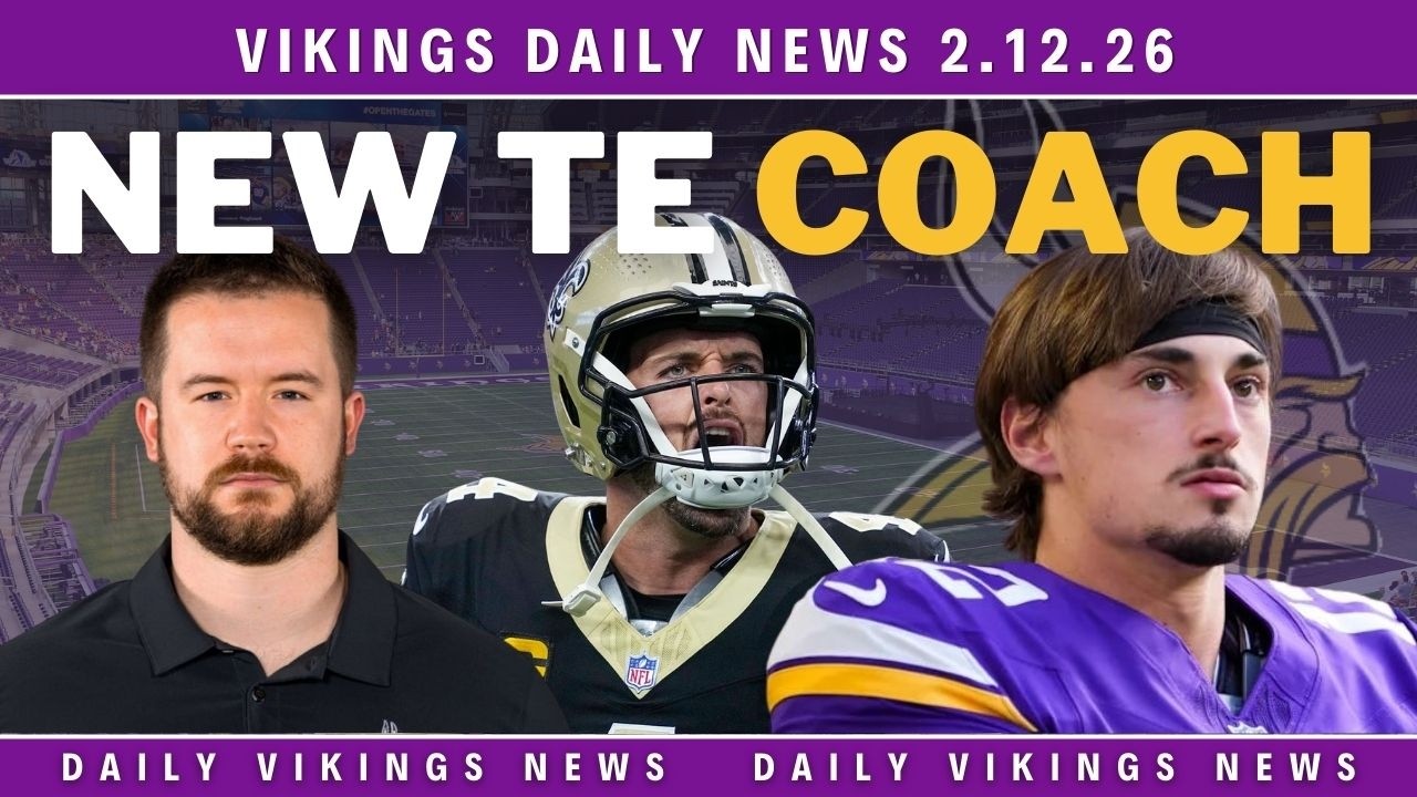 Ежедневные новости о «Викингах» — Назначен новый тренер тайт-эндов | Новости о квотербеках и драф...