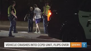 Driver hits Corpus Christi police vehicle during crash response