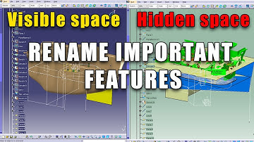 Consider to rename important features in CATIA V5