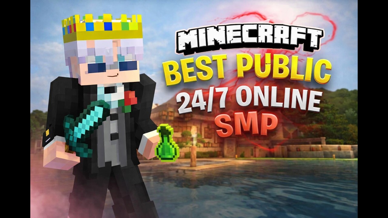 Best Minecraft Survival Server 24/7 💎 Free Join