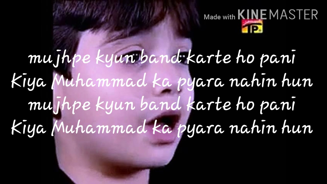 Kiya Muhammad ka pyara nahi hoon lyrics 2020 sarwar and Nouha Ali Jee