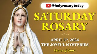 SATURDAY HOLY ROSARY 💛 APRIL 6, 2024 💛 THE JOYFUL MYSTERIES OF THE ROSARY [VIRTUAL] #holyrosarytoday