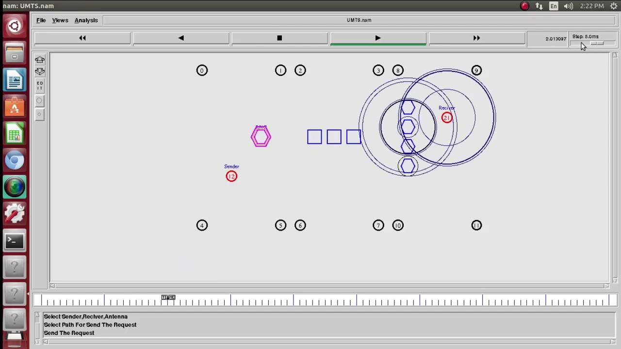 UMTS network simulator ns2 [network simulator 2] - YouTube