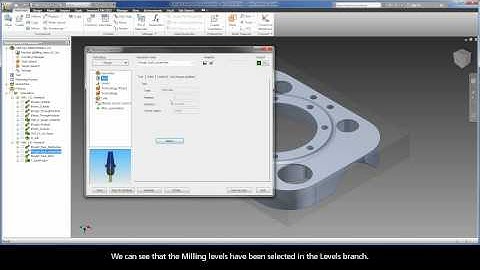 InventorCAM iMachining - GS Exercise #2 - Cutting Excess Material from Through Hole
