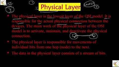 Physical layer in computer networks in hindi | Functions of Physical layer | explain physical layer