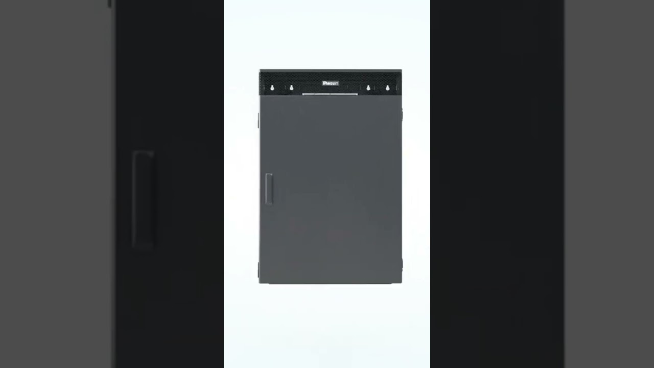Vertical Wall Mount Enclosure for Active Networking Equipment | Panduit