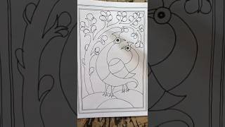 gond art| peacock art| #gondart #folkart #folkartist #art #artist #shorts #shortsvideo #virasong #yt