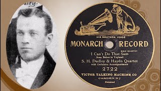 “I Can't Do That Sum” by S. H. Dudley & Haydn Quartet 1904